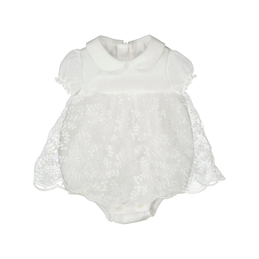 Ceremony Onesie Blessing Outfit || White