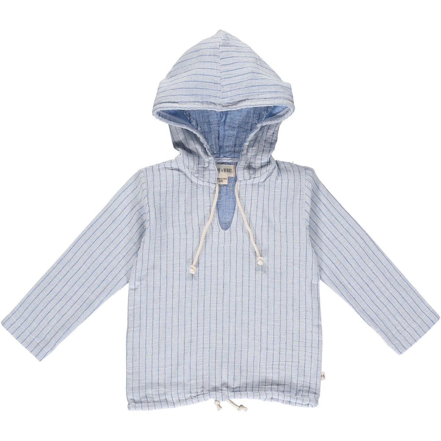 St. Ives Gauze Hooded Top || Stone