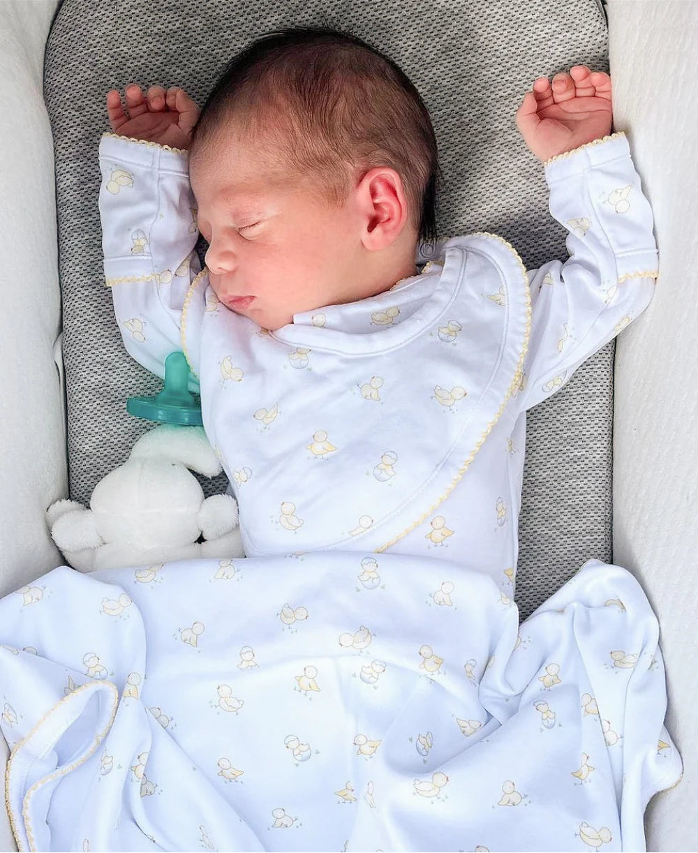 Kissy Kissy Footie in Hatchlings Print