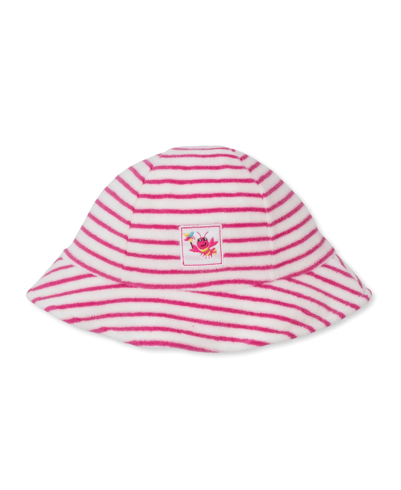Terry Stripe Cabana Hat Lobster Embroidery