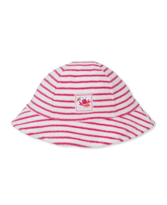 Terry Stripe Cabana Hat Lobster Embroidery