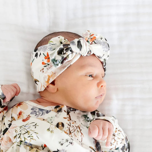 Nellie Swaddle and Headband Bundle