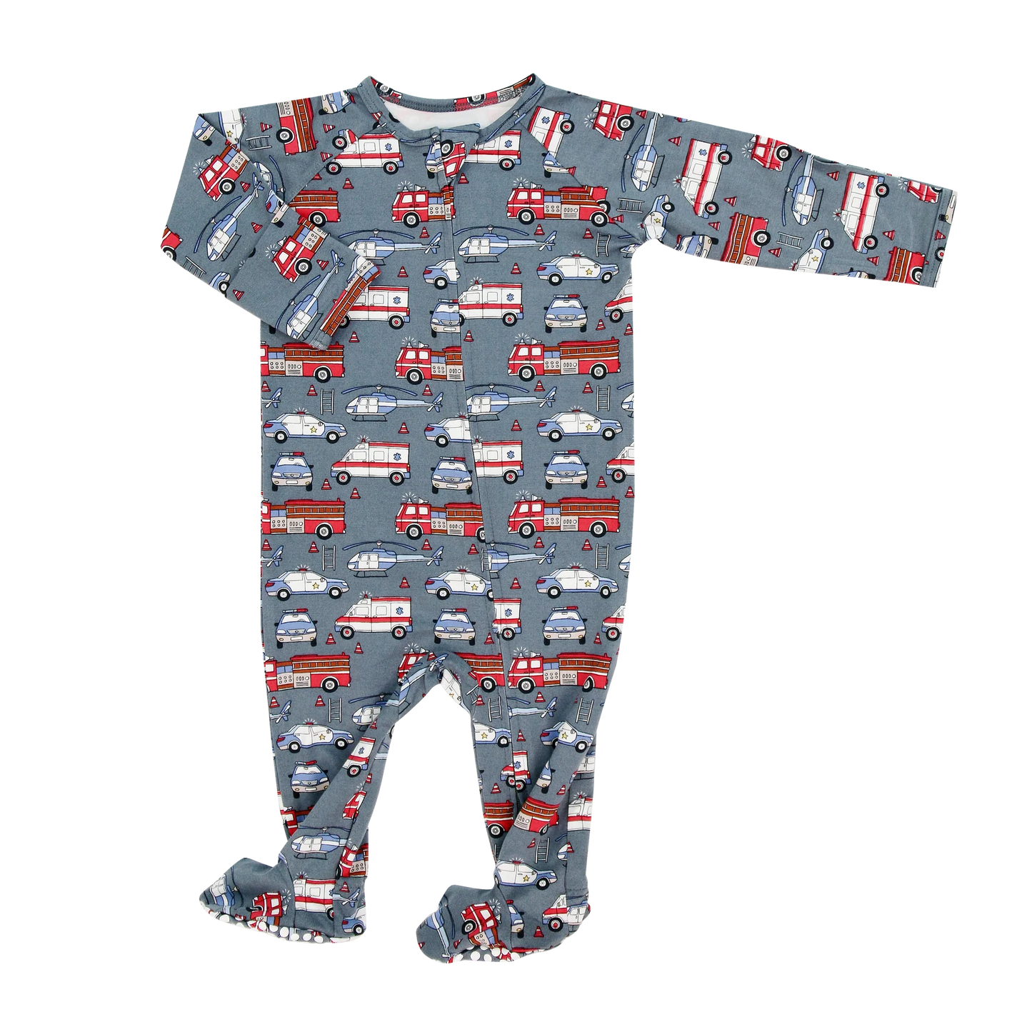 Bamboo Zipper Footie || Ironman