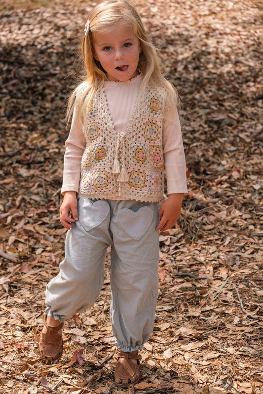 Wild Wawa Patchwork Vest || Multicolor