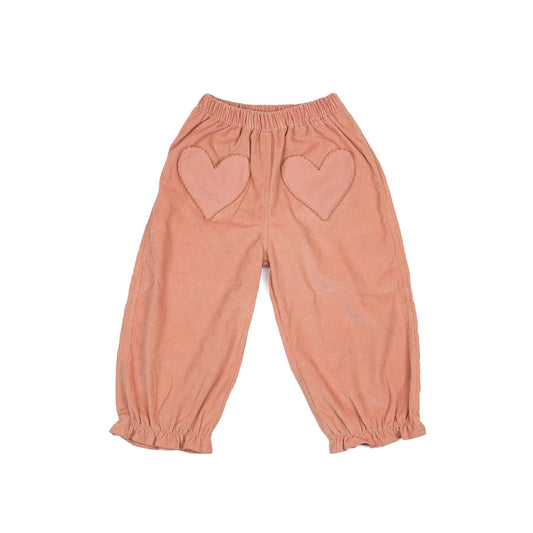 Wild Wawa Heart Pocket Pants || Sandstone
