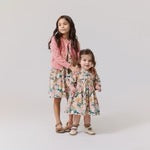 Baby Girls Evelyn Dress Set || Watercolor Floral