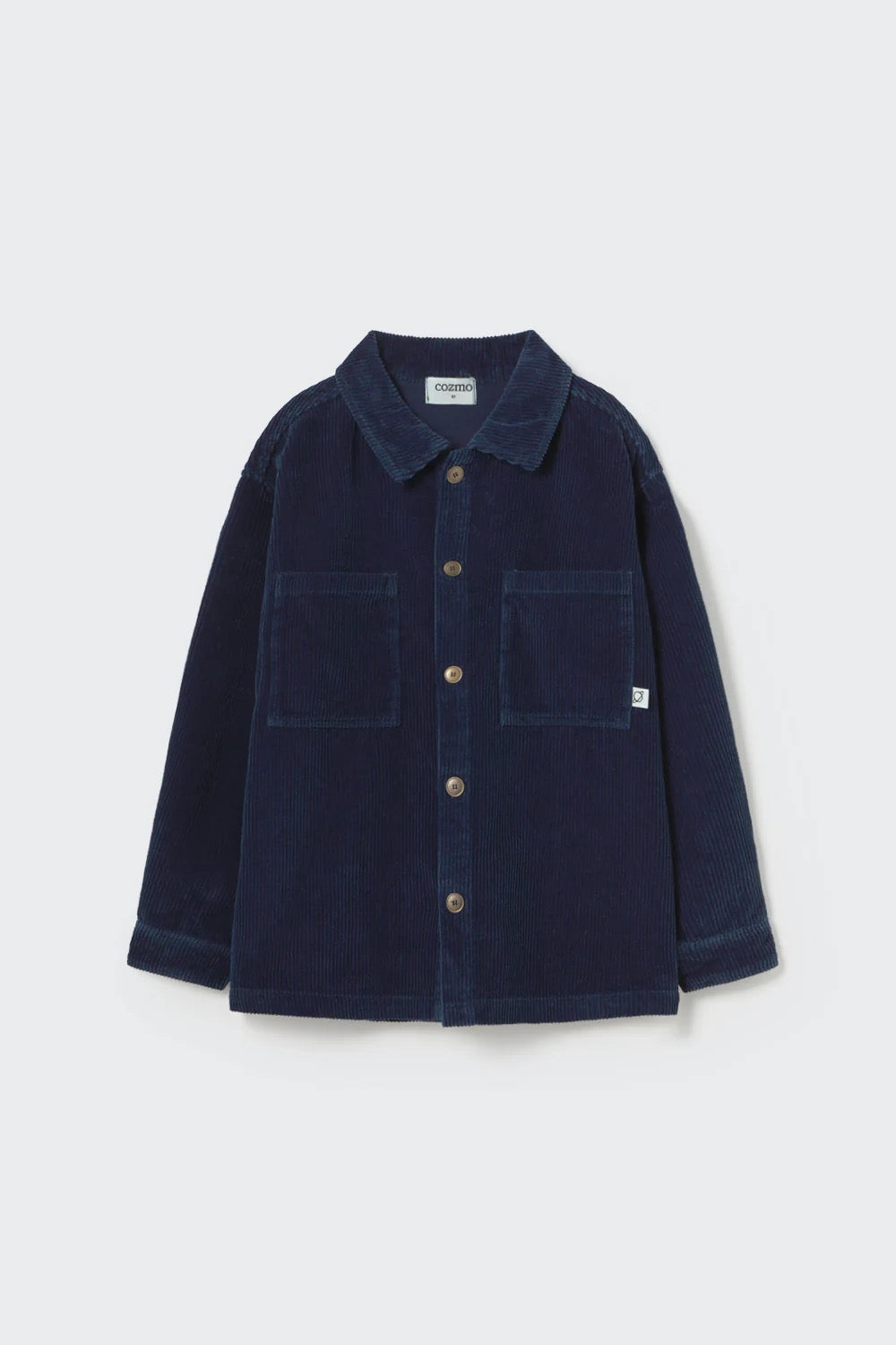 Denim Corduroy Shirt || Navy