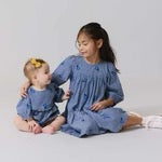 Baby Girls Rowan Bubble || Blue Blossom
