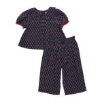 Baby Girls Dawson 2-piece Set ||  Navy Carnation