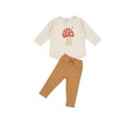 Mushroom Top and Leggings Set