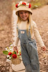 Ribbed Turtleneck || Natural/Denim