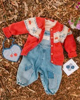 Crochet Clip Set || Baby Blues