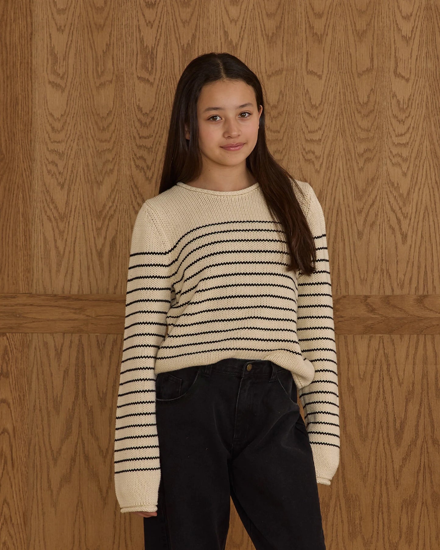 Jacques Sweater || Black Stripe