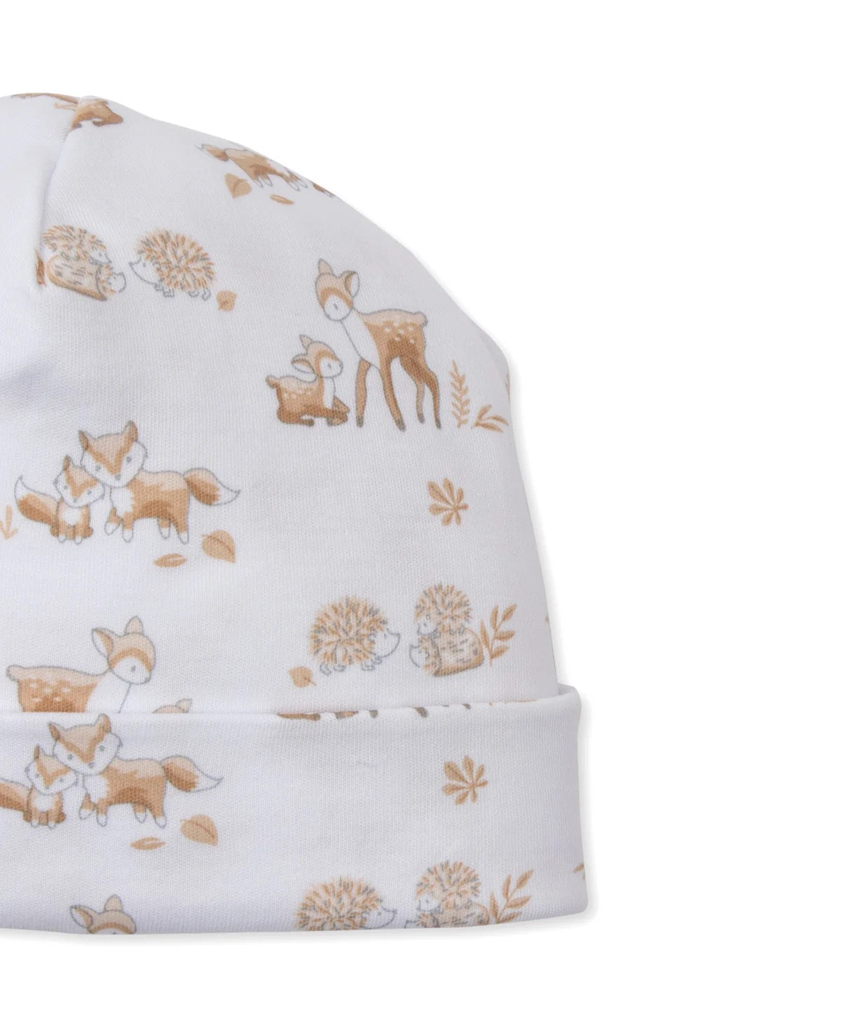 Kissy Kissy Forest Fanfare Tan Zip Footie, Hat & Burb Cloth Set