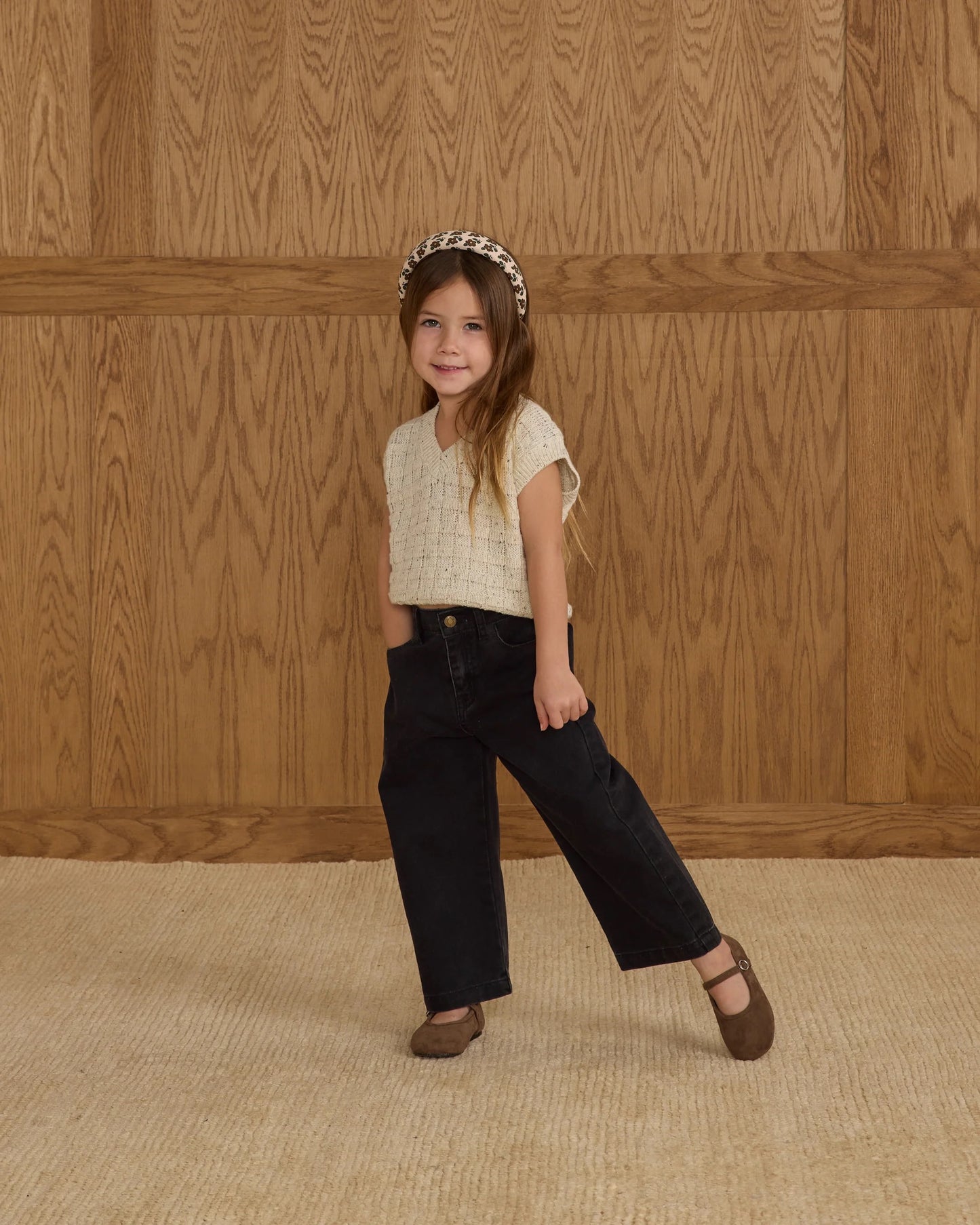 Straight Leg Pant || Washed Black