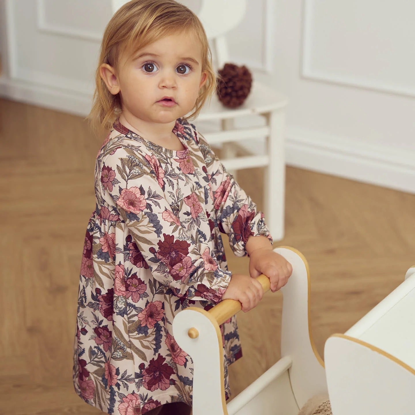 Bliss Long Sleeved Swing Dress || Nightingale/Root/Nostal