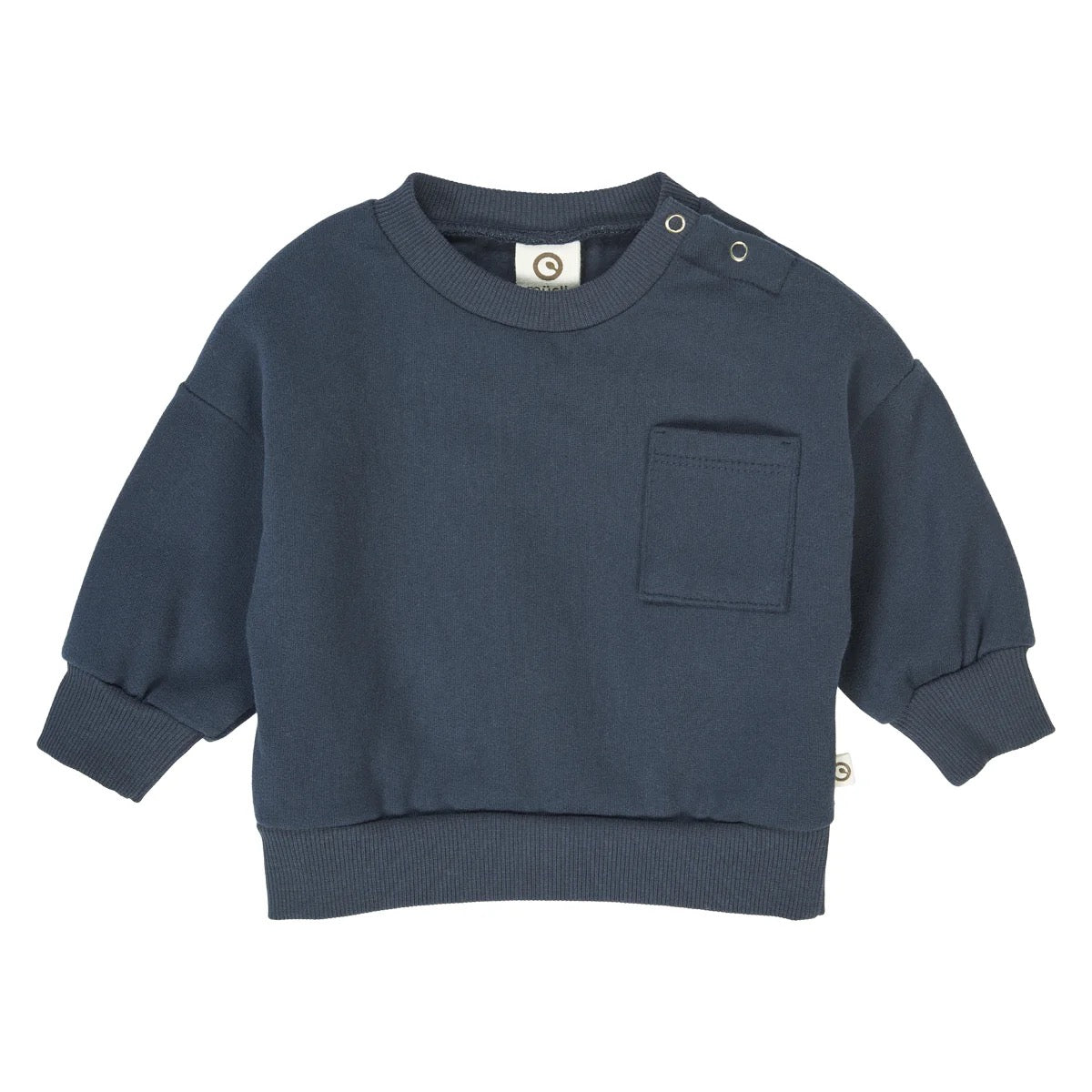 Baby Pocket Sweatshirt || Night Blue