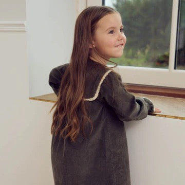 Corduroy Dress || Deep Green