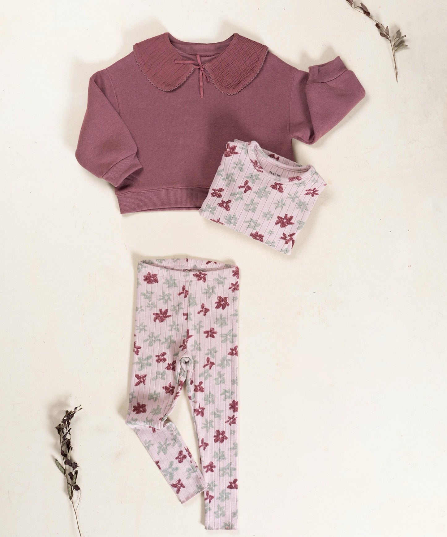 Jersey Pocket T-Shirt and Ribbed Legging Set