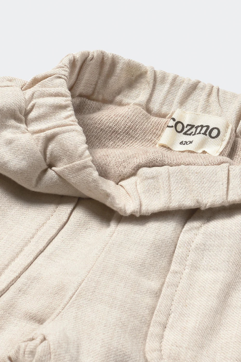 Melange Flannel Newborn Pants || Stone