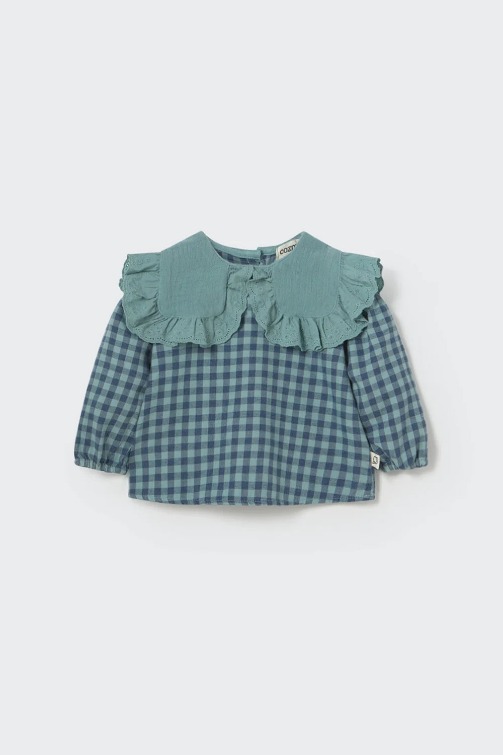 Baby Girl's Gingham Flannel Blouse
