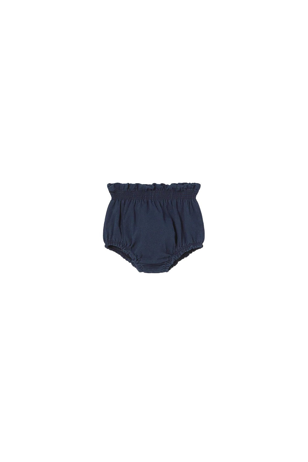 Dobby Denim Baby Blouse and Bloomers Set || Denim