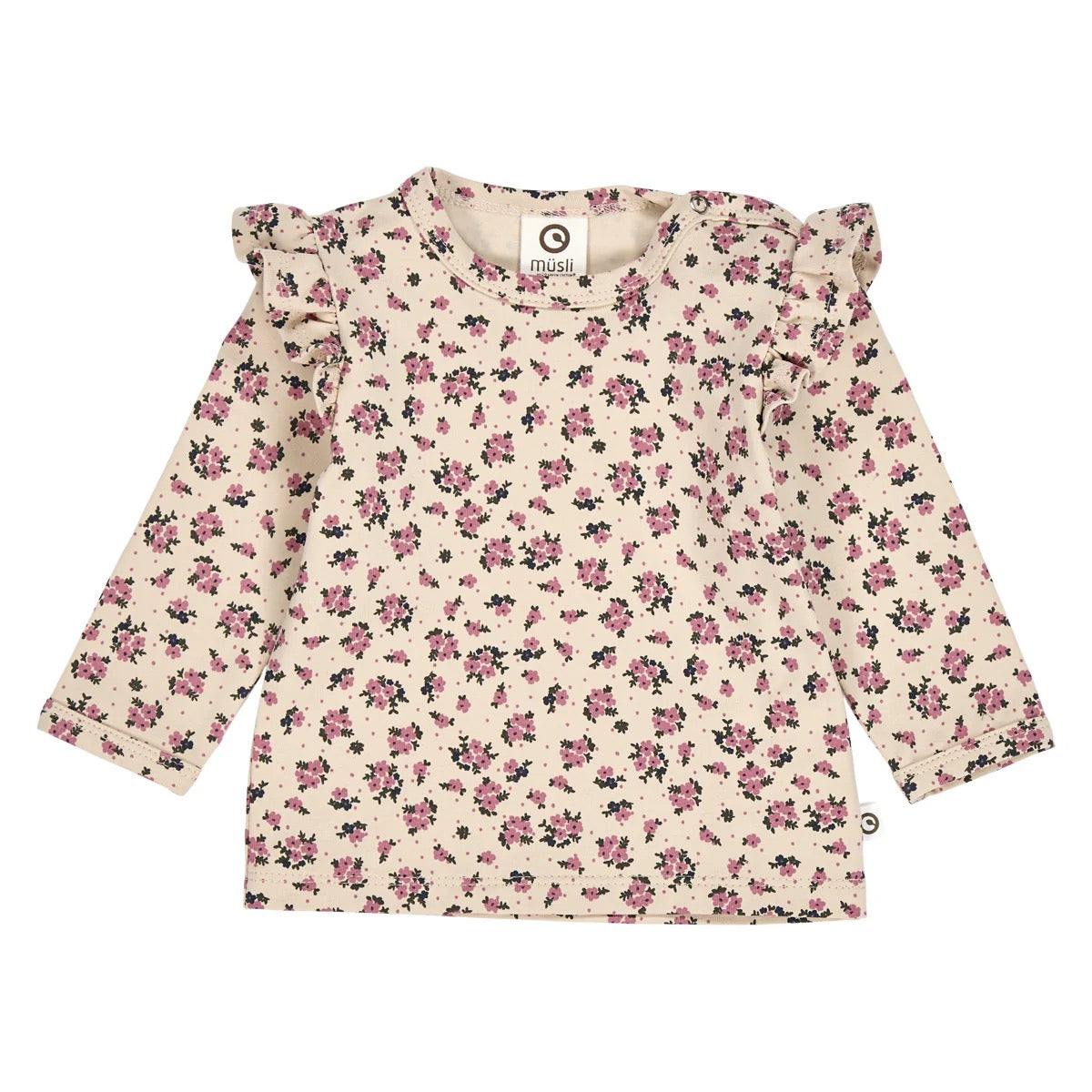 Zinna Frill Long Sleeve || Floral Print