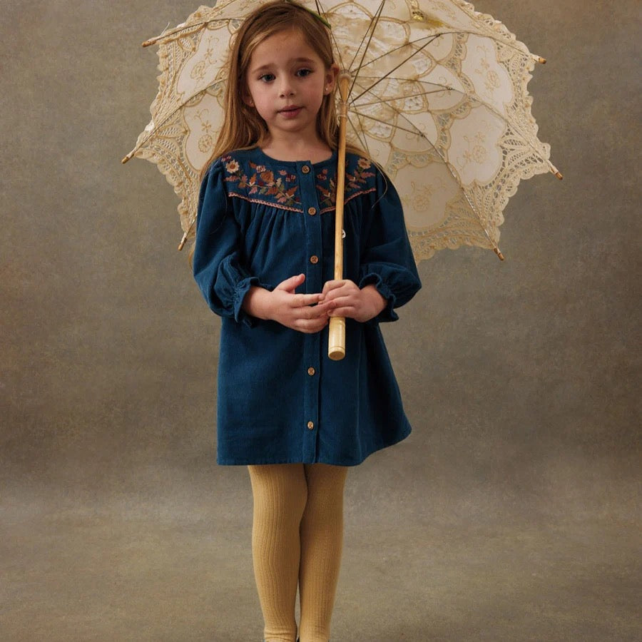 Floriane Dress || Deep Blue