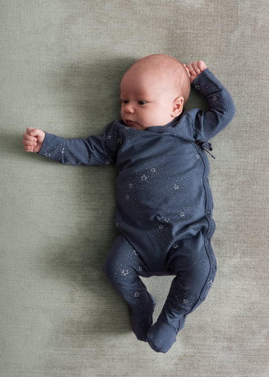 Baby Kimono Jumpsuit || Starry Night
