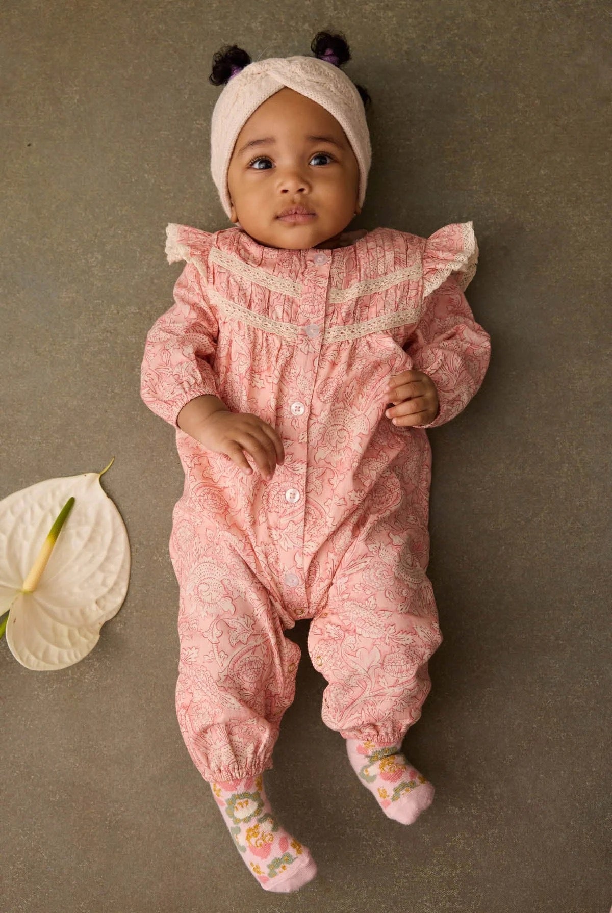 Litany Jumpsuit || Pink Mountain Avens