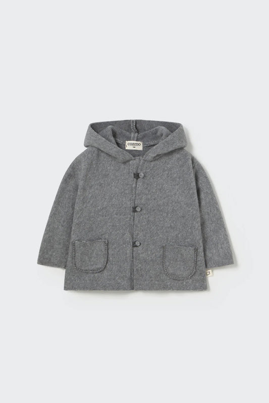 Porto Pants and Bear Ear Jacket Set  || Grey