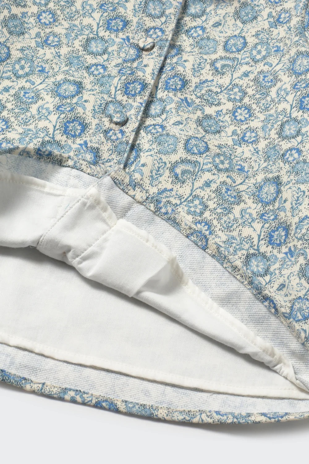 Organic Cotton Floral Fine Corduroy Baby Dress