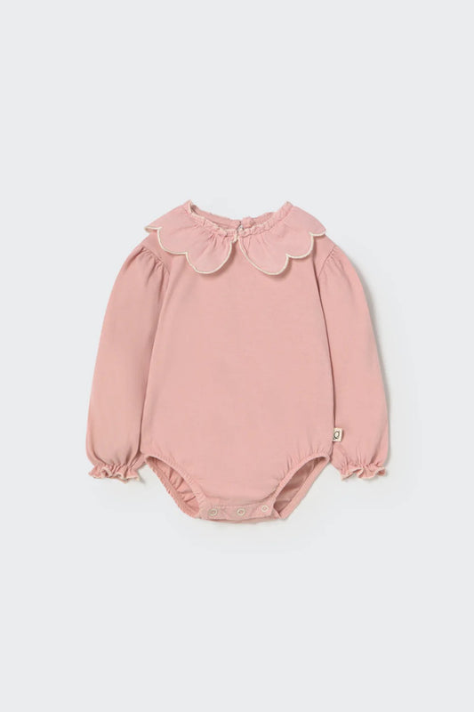 Palma Baby Bodysuit || Silver Pink