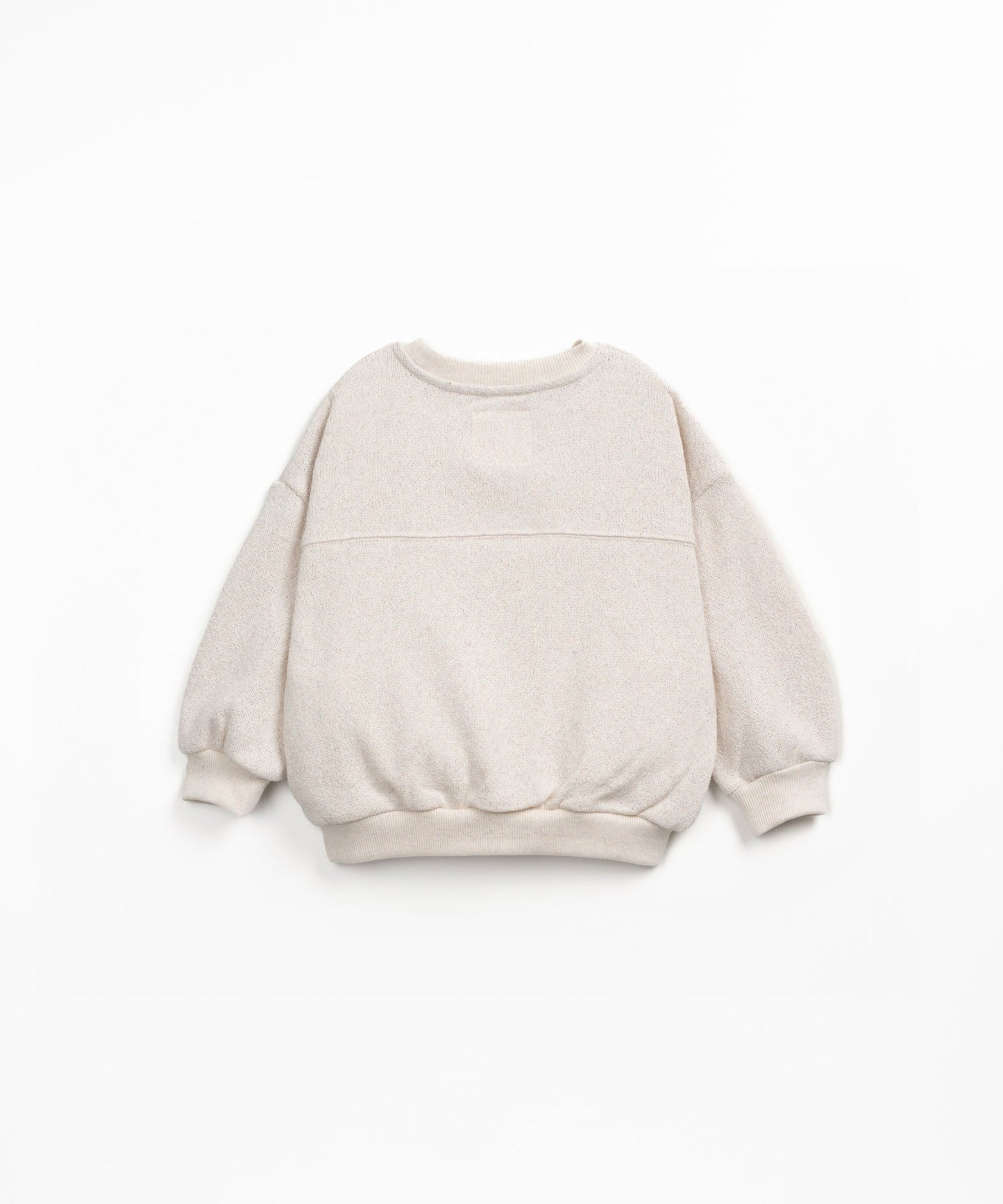 Sustainable Cotton Sweatshirt for Boy || Cream