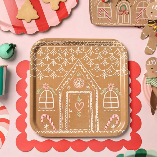 Gingerbread House Plate
