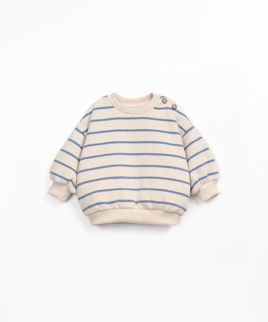 Striped Sweatshirt || Watercolor