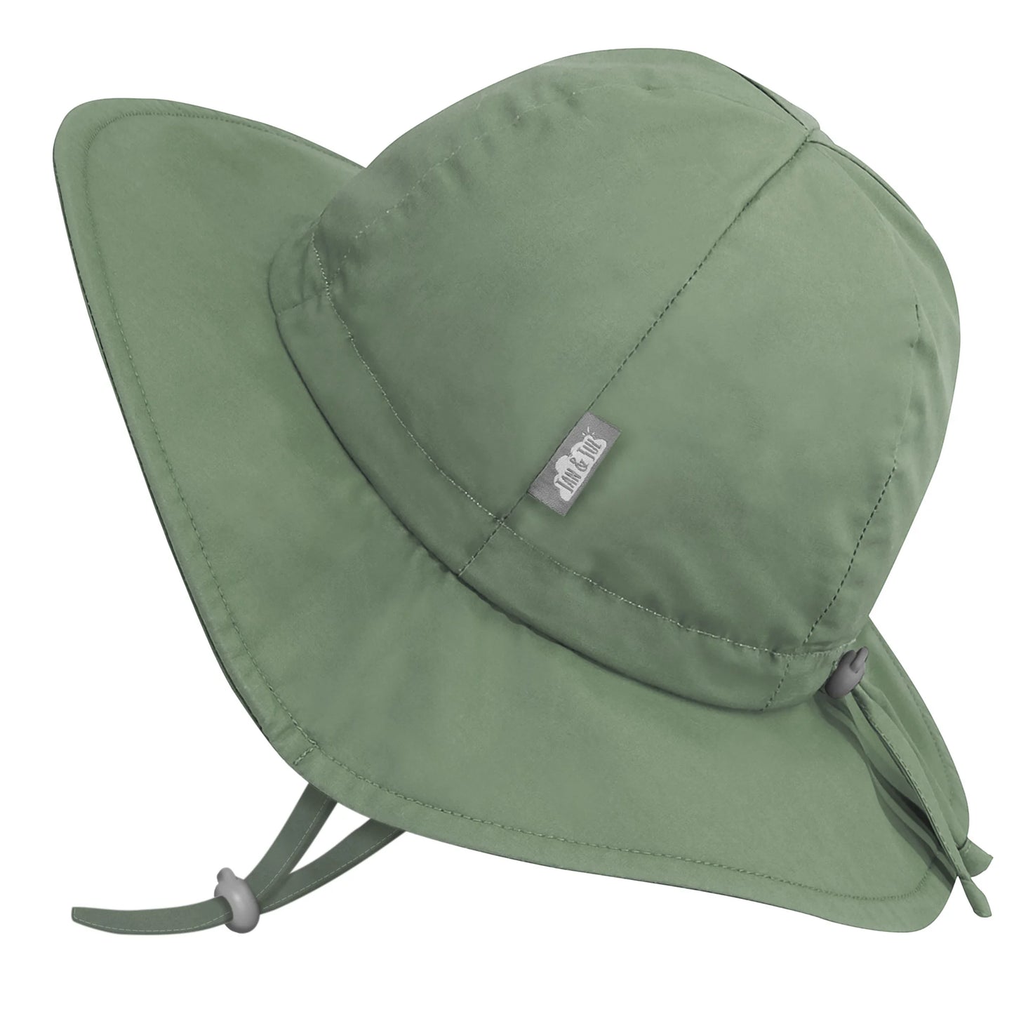 Cotton Floppy Hat || Juniper Green
