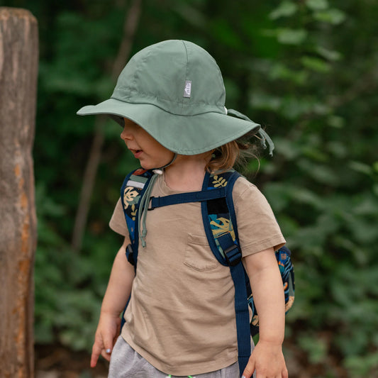 Cotton Floppy Hat || Juniper Green