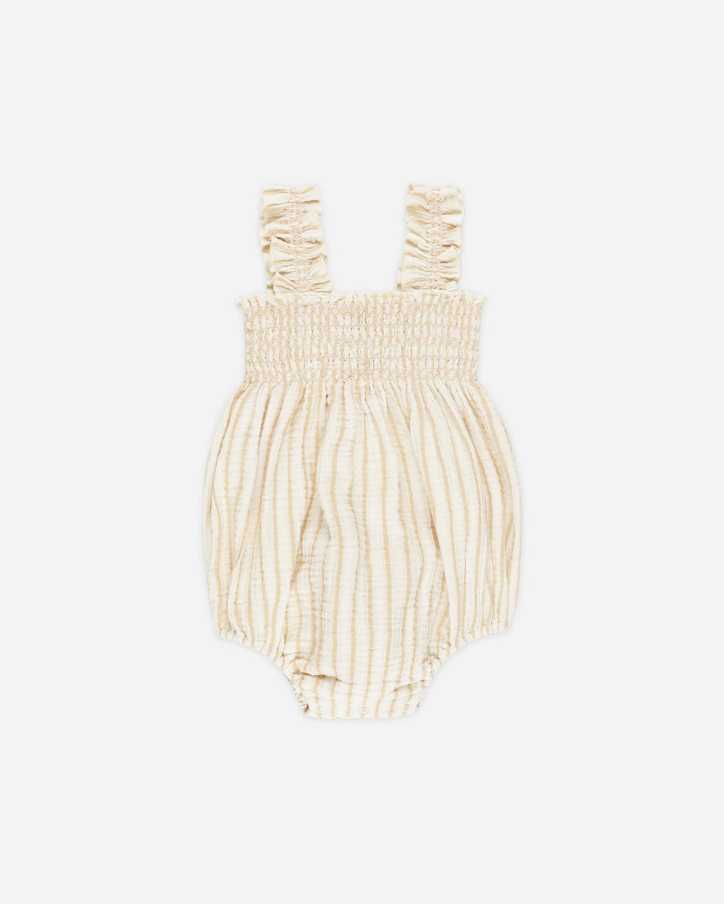 Julia Romper || Marigold Stripe