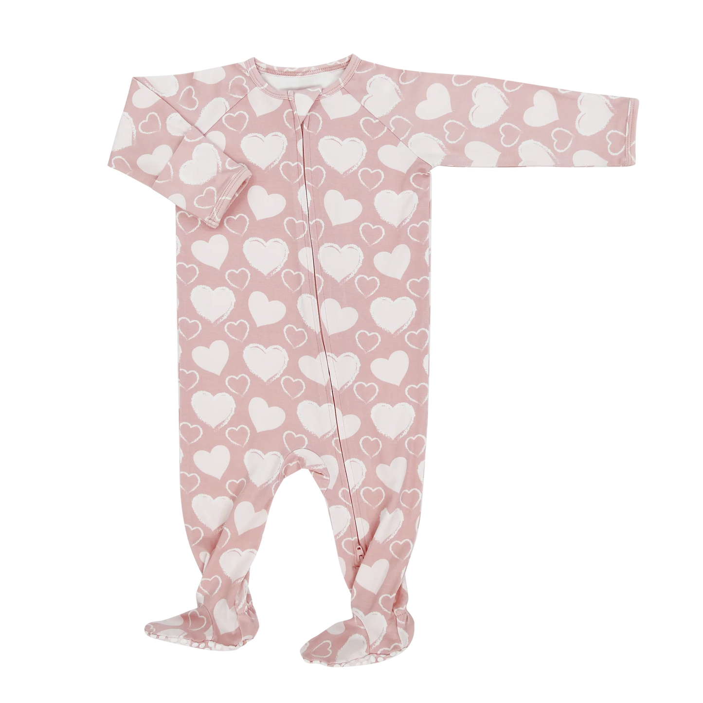 Bamboo Zipper Footie || So Much Love