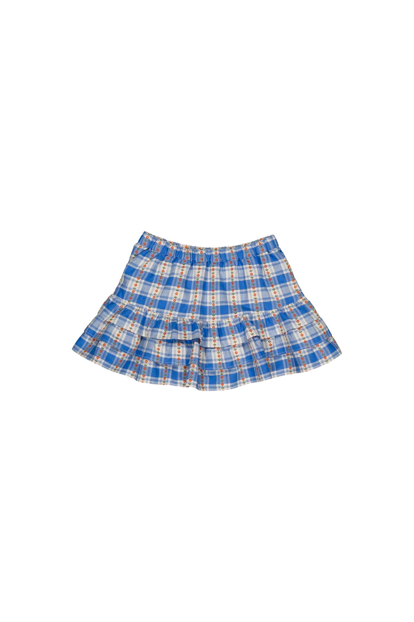 Lea Skirt || Blue Check