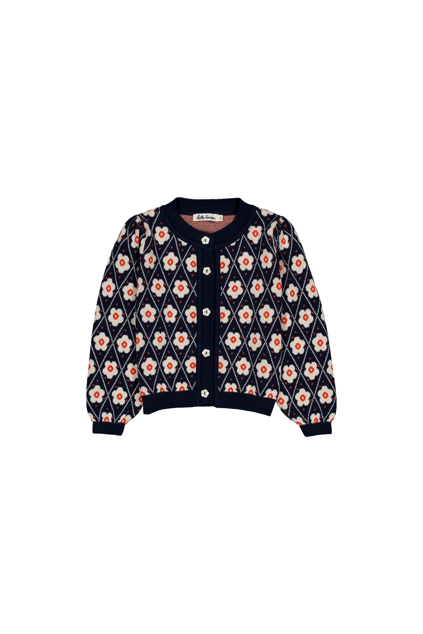 Lison cardigan || Navy Flower