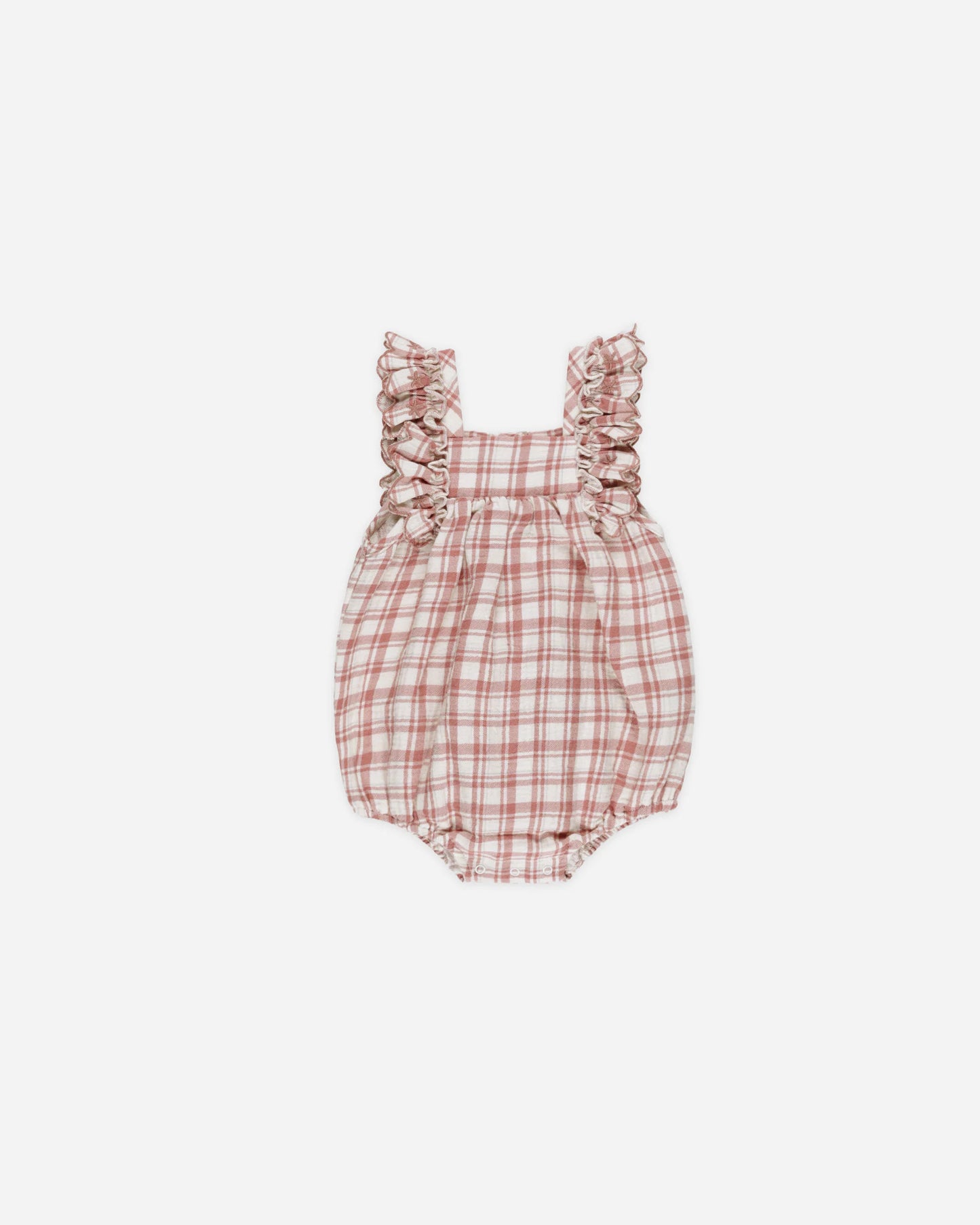 Maya Romper || Poppy Check