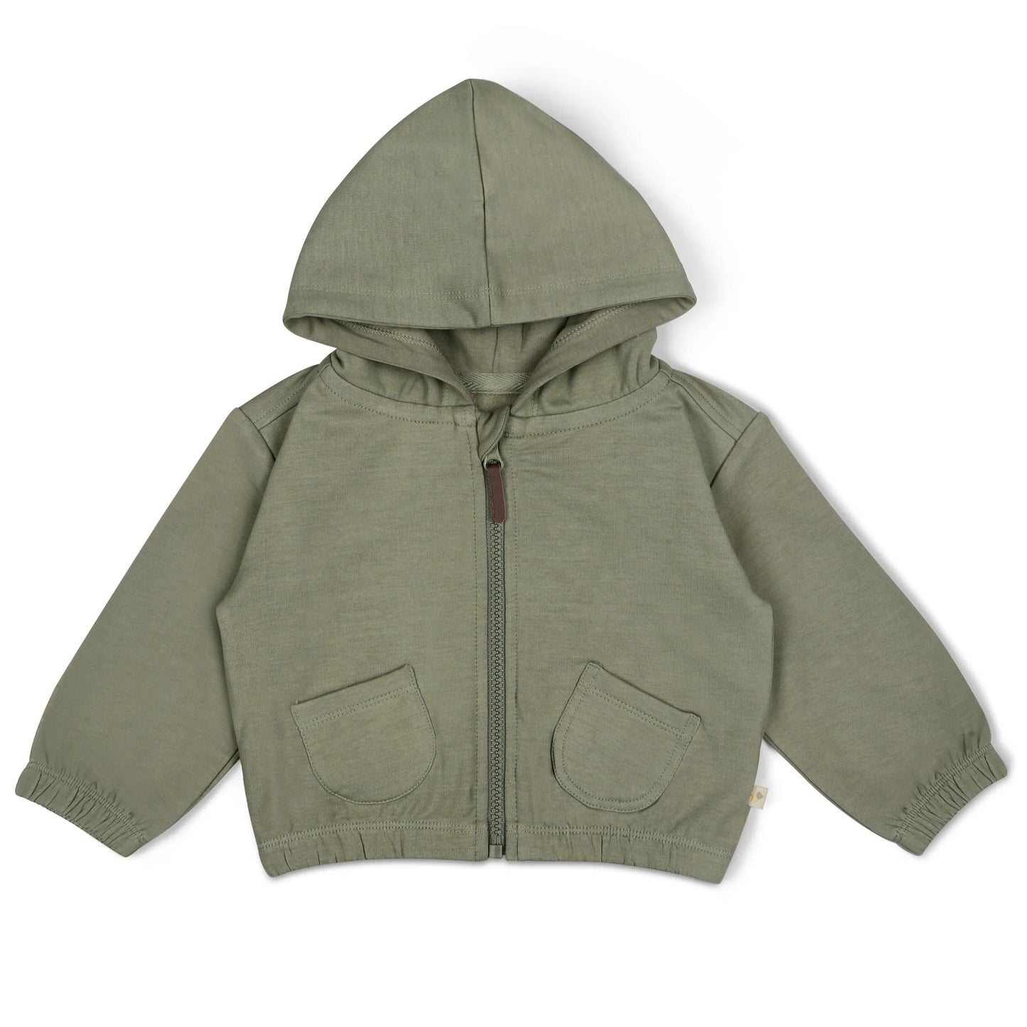 FLEECE ZIPPER HOODIE OLIVE