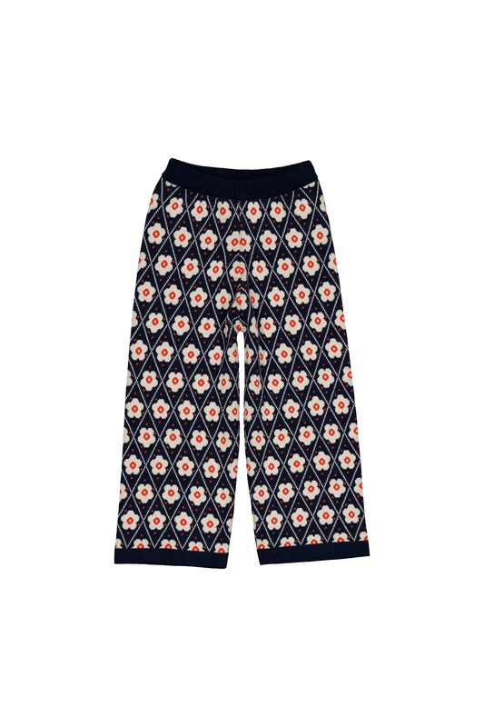 Mathilda Pants || Navy Flower