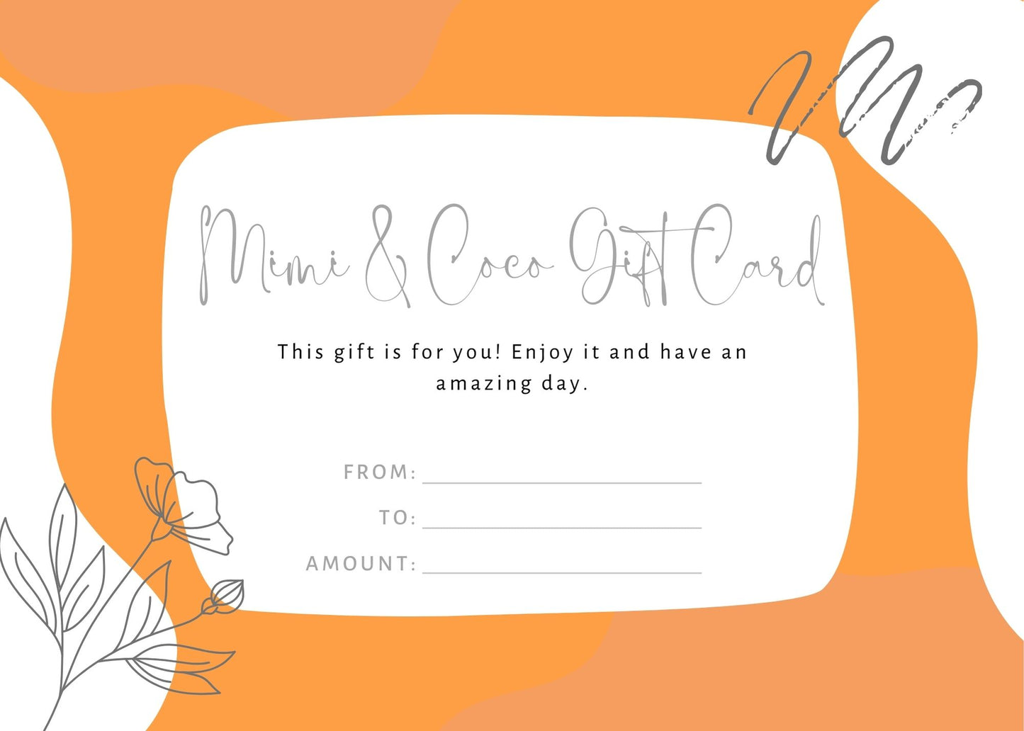Mimi and Coco Gift Card