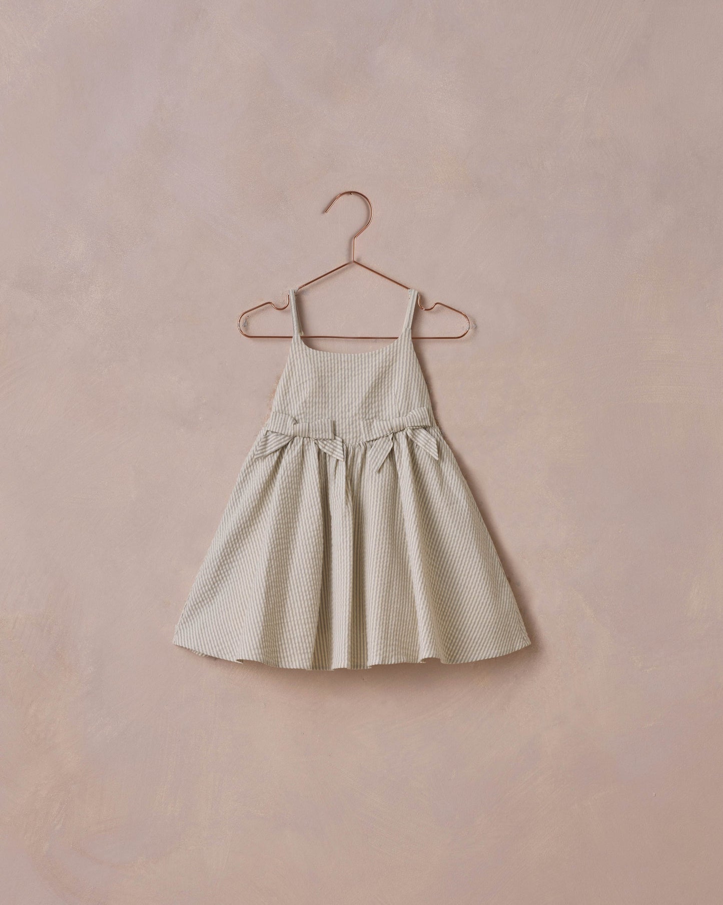 Betsy Dress | Sage Stripe