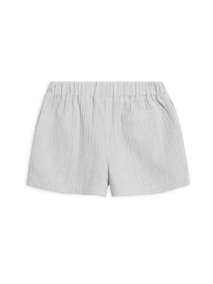 NIXIE SEERSUCKER SHORTS SHORE STRIPE MIST