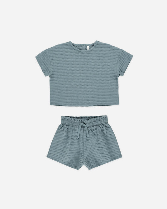 Girls Waffle Set || Ocean