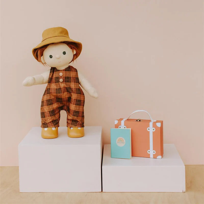 DINKUM DOLL TRAVEL TOGS APRICOT